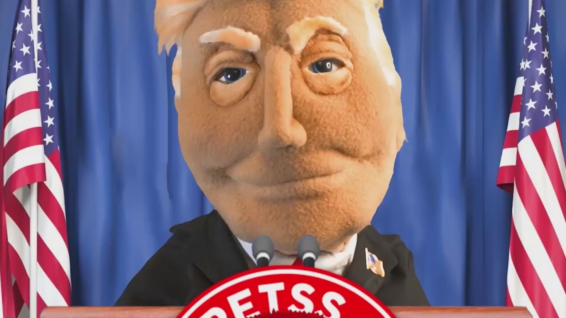 Custom Trump Puppet Message