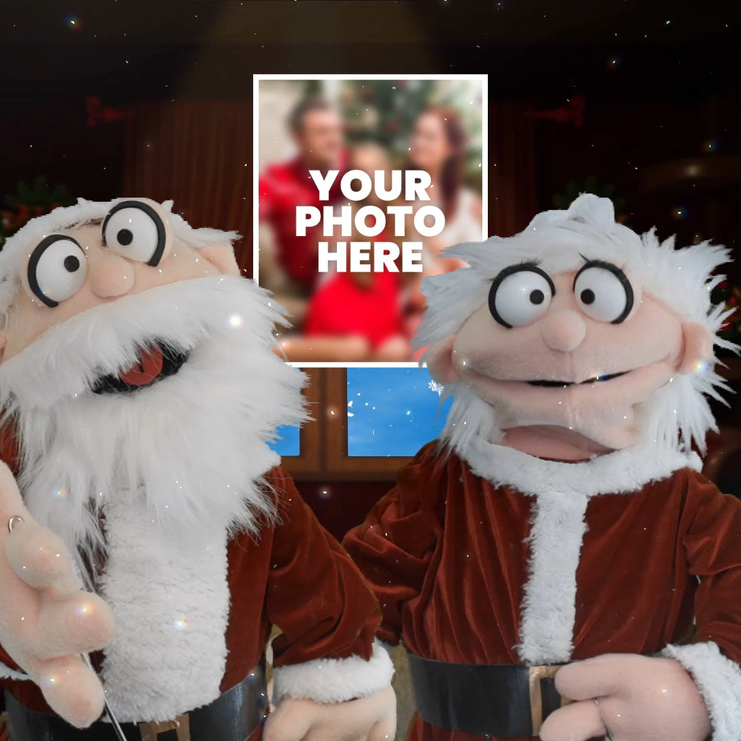 Personalized Mr. & Mrs. Claus Greeting